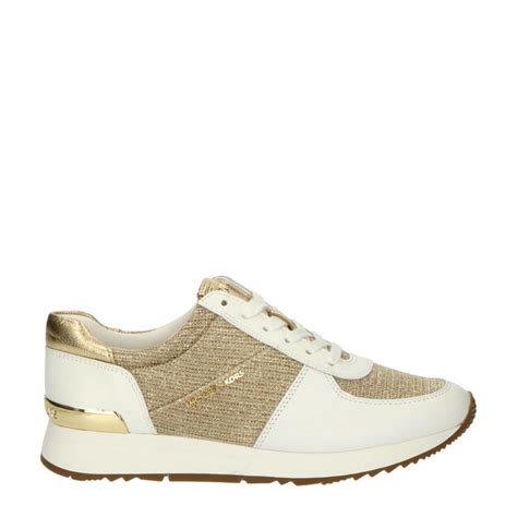 allie trainer wit goud michael kors|michael kors allie stride size.